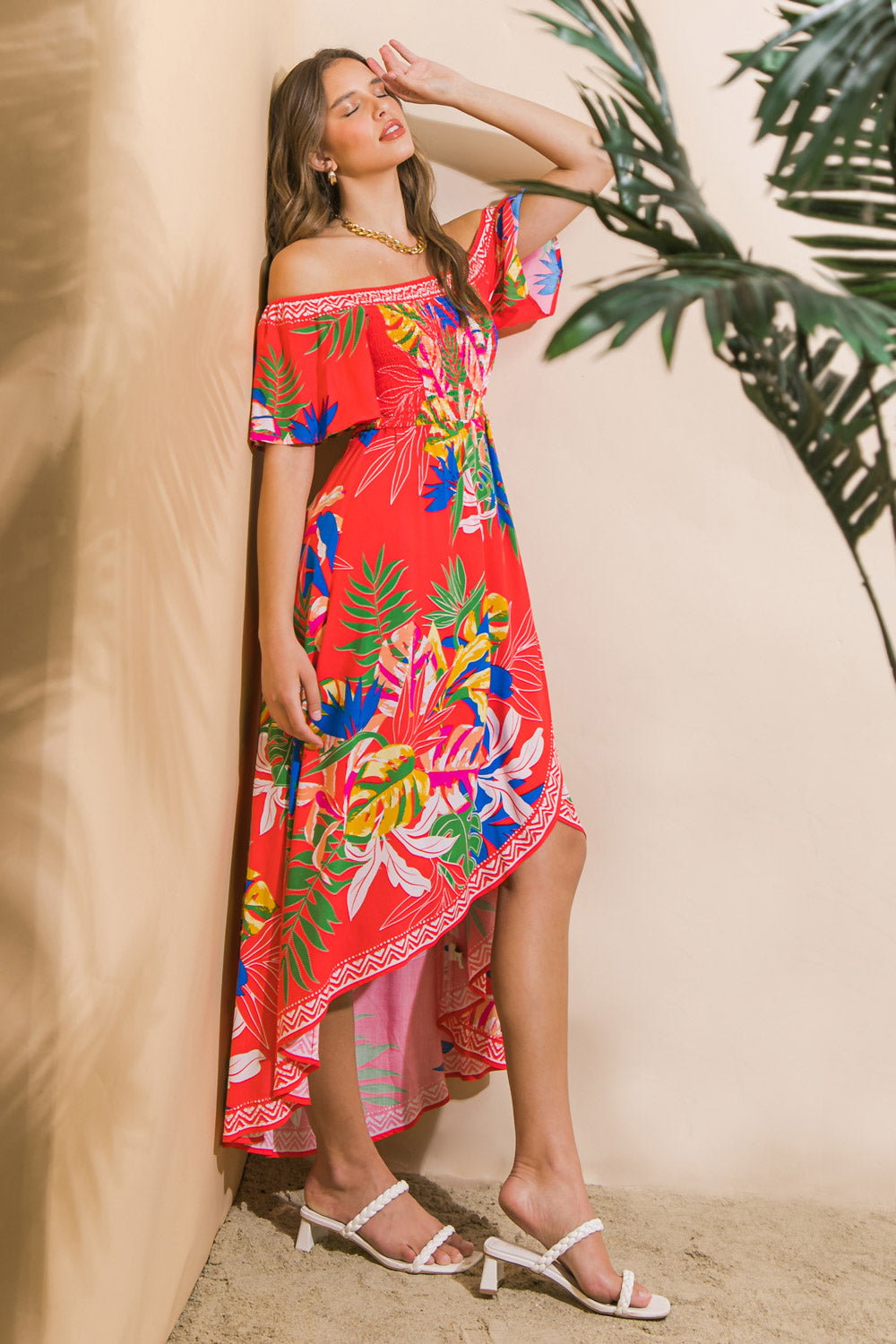 COVER ME UP HI-LO DRESS - By Baano