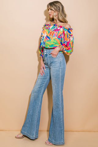 POSTCARDS FROM ME DENIM PANTS - By Baano