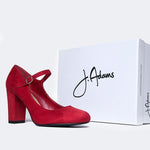 Skippy | Red Suede J.Adams