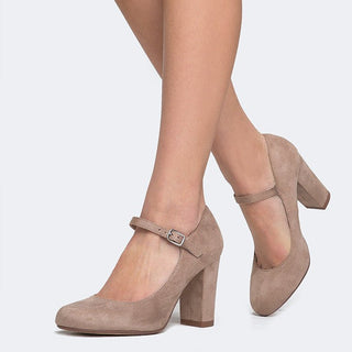 Skippy | Light Taupe Suede