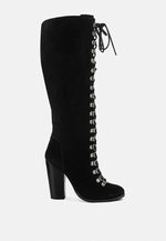 Street-Slay Antique Heeled Calf Boot