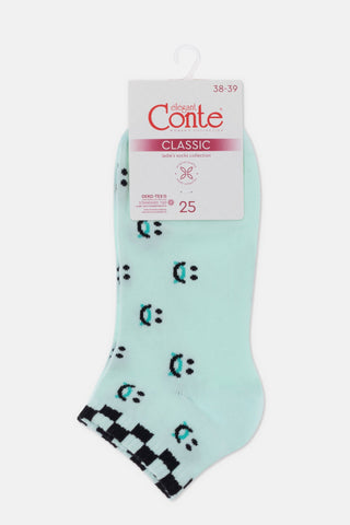 Cotton Ankle Socks Conte Classic - 439 - By Baano