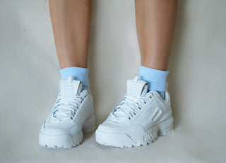 tittimitti®100% Organic Combed Cotton Luxury Women's Socks 3-Pack. Made in Italy.