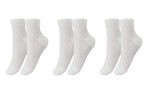 tittimitti® 100% Organic Mercerized Cotton "Filo di Scozia" Women's Socks.  3-Pack. Made in Italy.