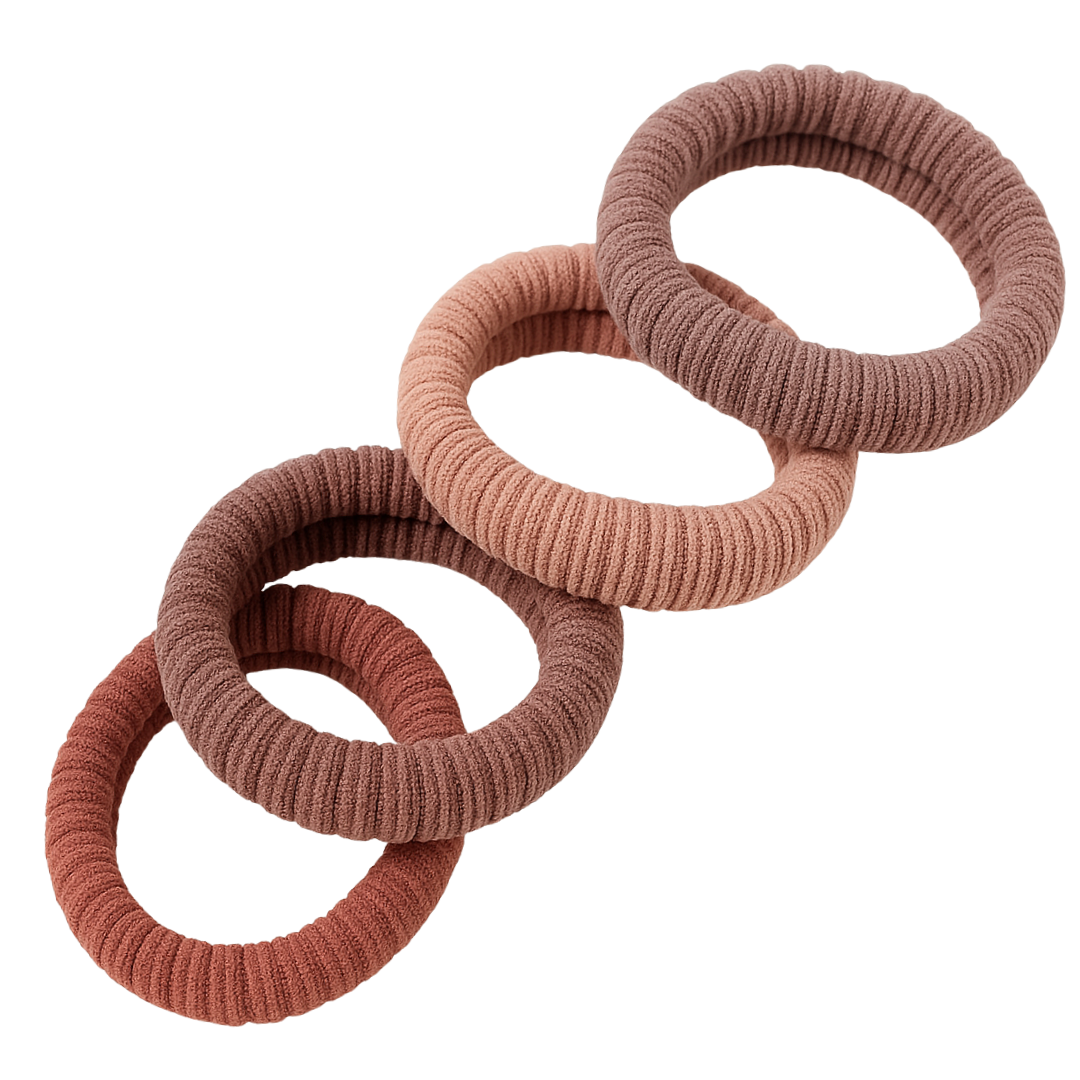 Soft Essentials Pony Elastics in Cylinder (4pc)