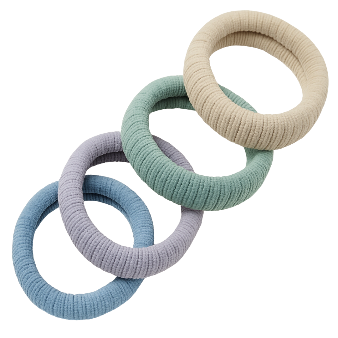 Soft Essentials Pony Elastics in Cylinder (4pc)