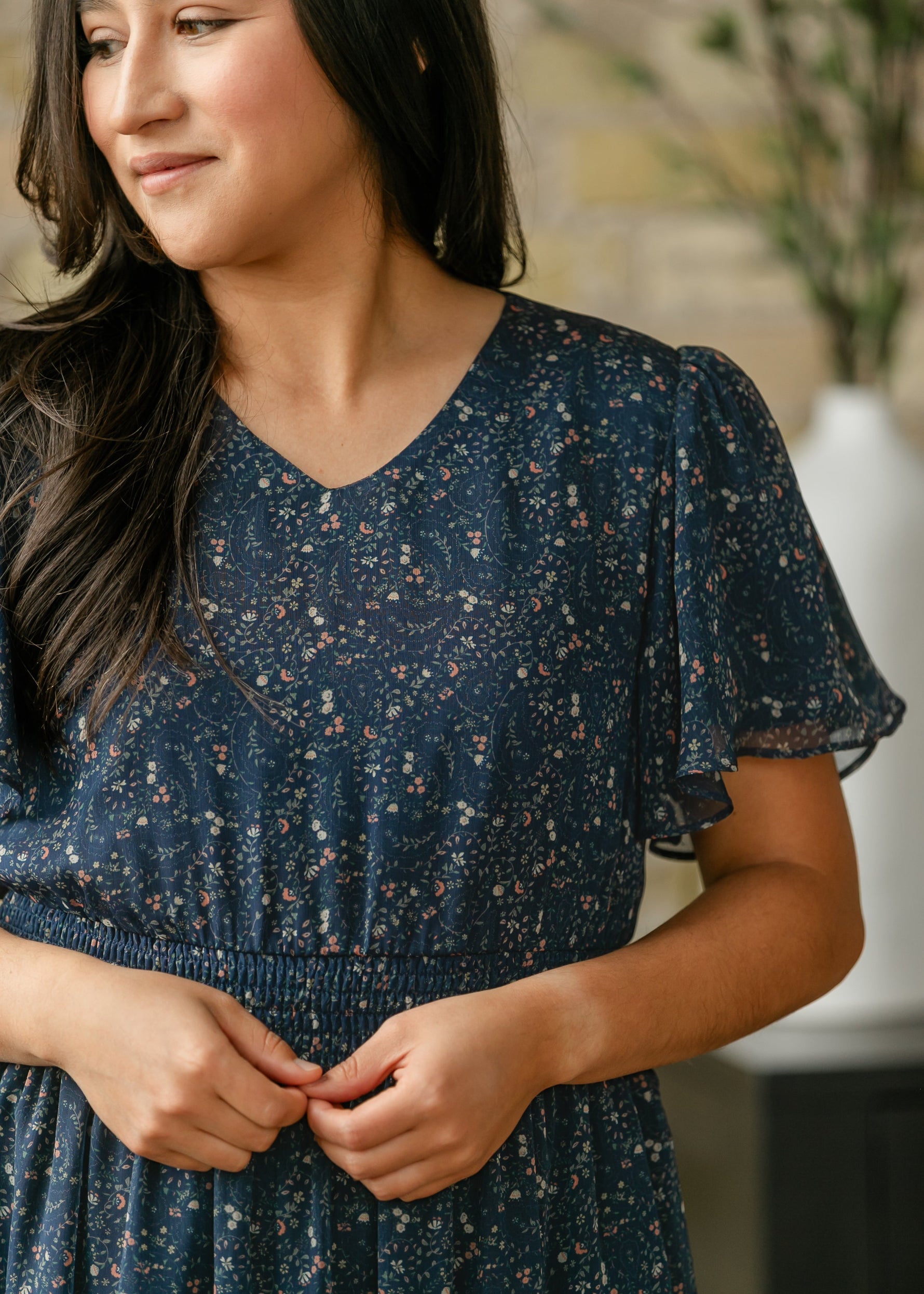 Sophie Floral Midi Dress - By Baano