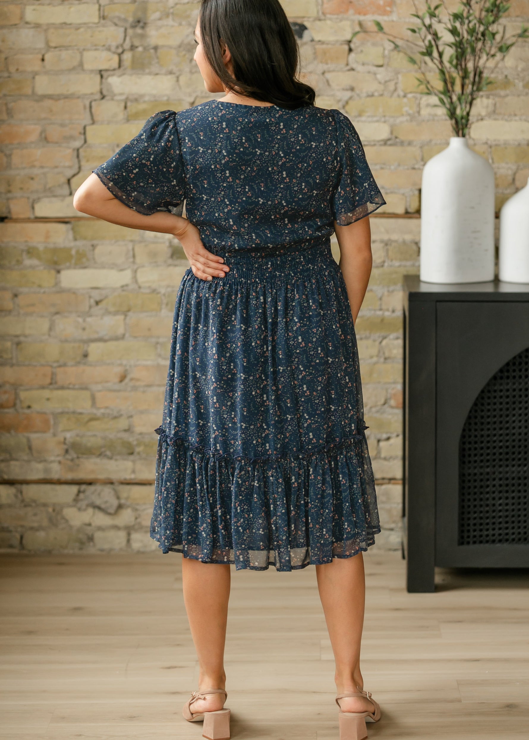 Sophie Floral Midi Dress - By Baano