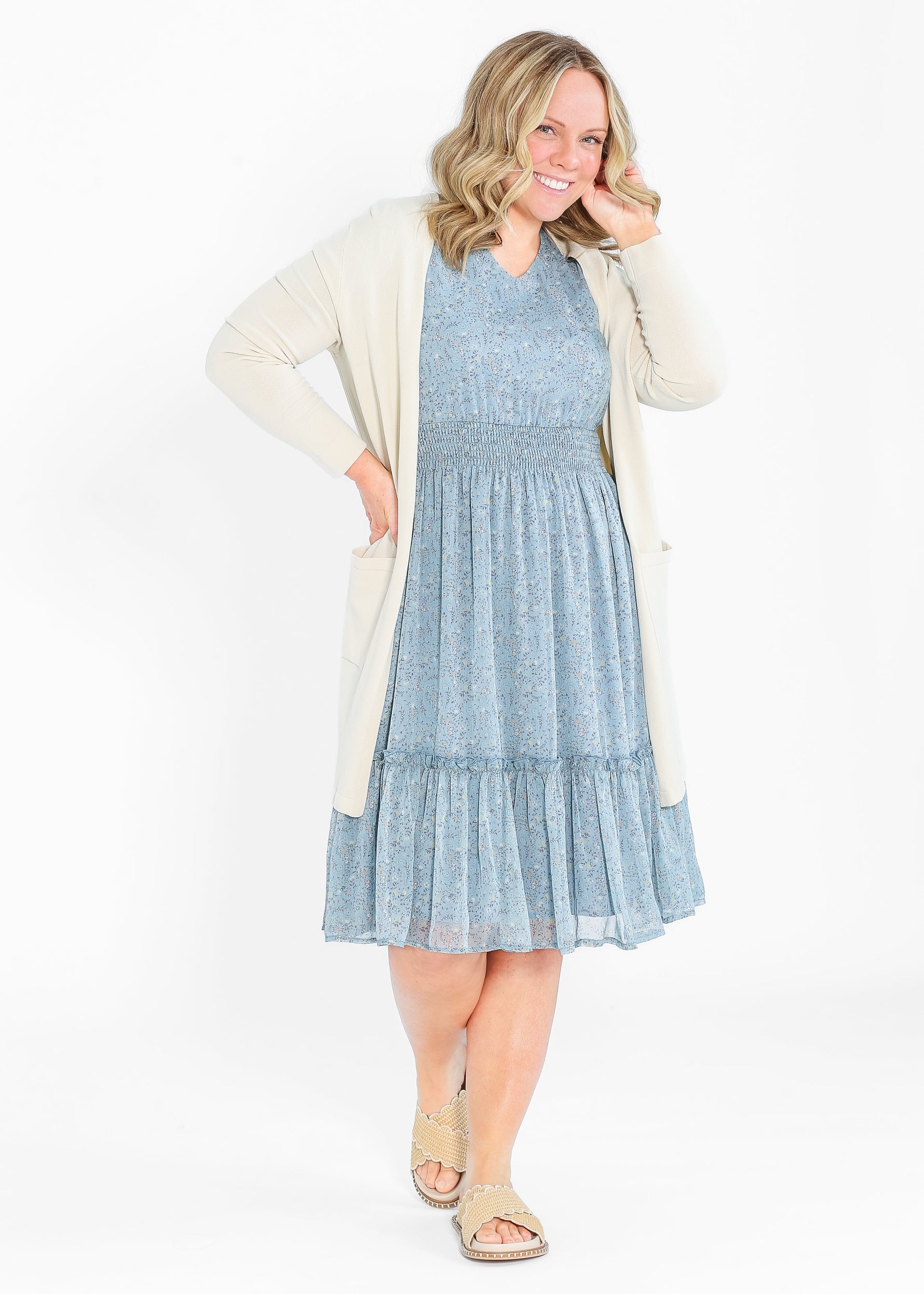 Sophie Floral Midi Dress - By Baano