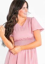 Sophie V-Neck Midi Dress