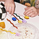 Squiggle Glass Spoon