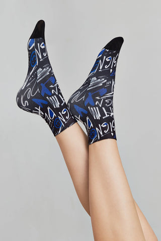 Dense Socks Conte Fantasy 910 - Art Designs - By Baano
