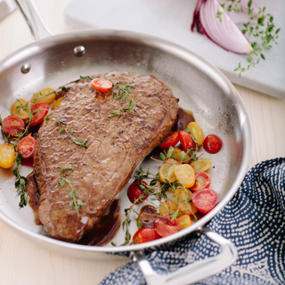 11.5 Inch Stainless Steel  Fry Pan - By Baano
