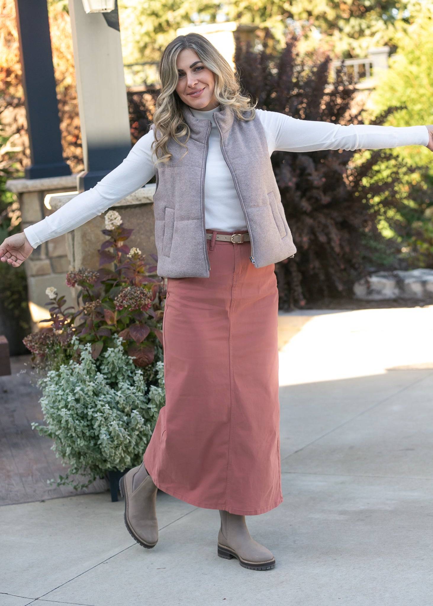 Stella Sienna Denim Maxi Skirt - FINAL SALE