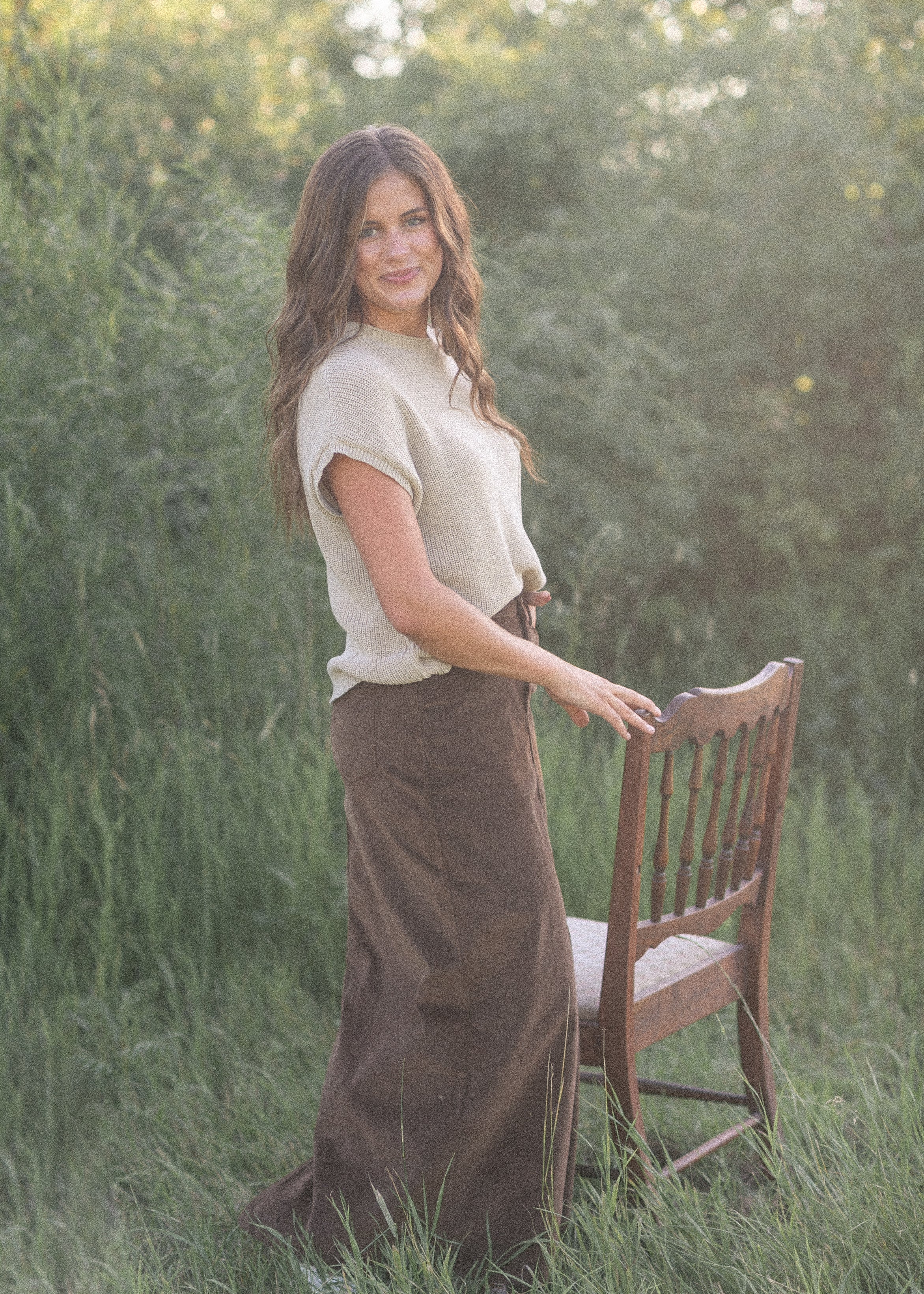 Stella Maxi Corduroy Skirt - FINAL SALE
