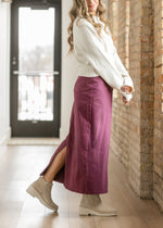 Stella Orchid Denim Maxi Skirt - FINAL SALE