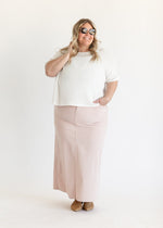 Stella Rose Denim Maxi Skirt - FINAL SALE - By Baano