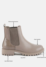Stella Croc Back Chelsea Boots