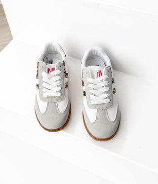 Stockholm Sneaker in White Leopard