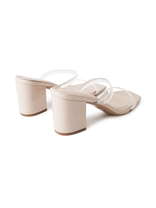 Stormi | Clear/Beige Patent