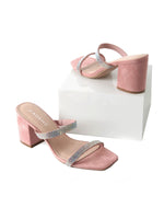 Stormi | Rhinestone/Pink Suede J.Adams