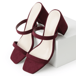 Stormi | Burgundy Suede - By Baano