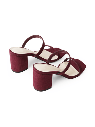 Stormi | Burgundy Suede