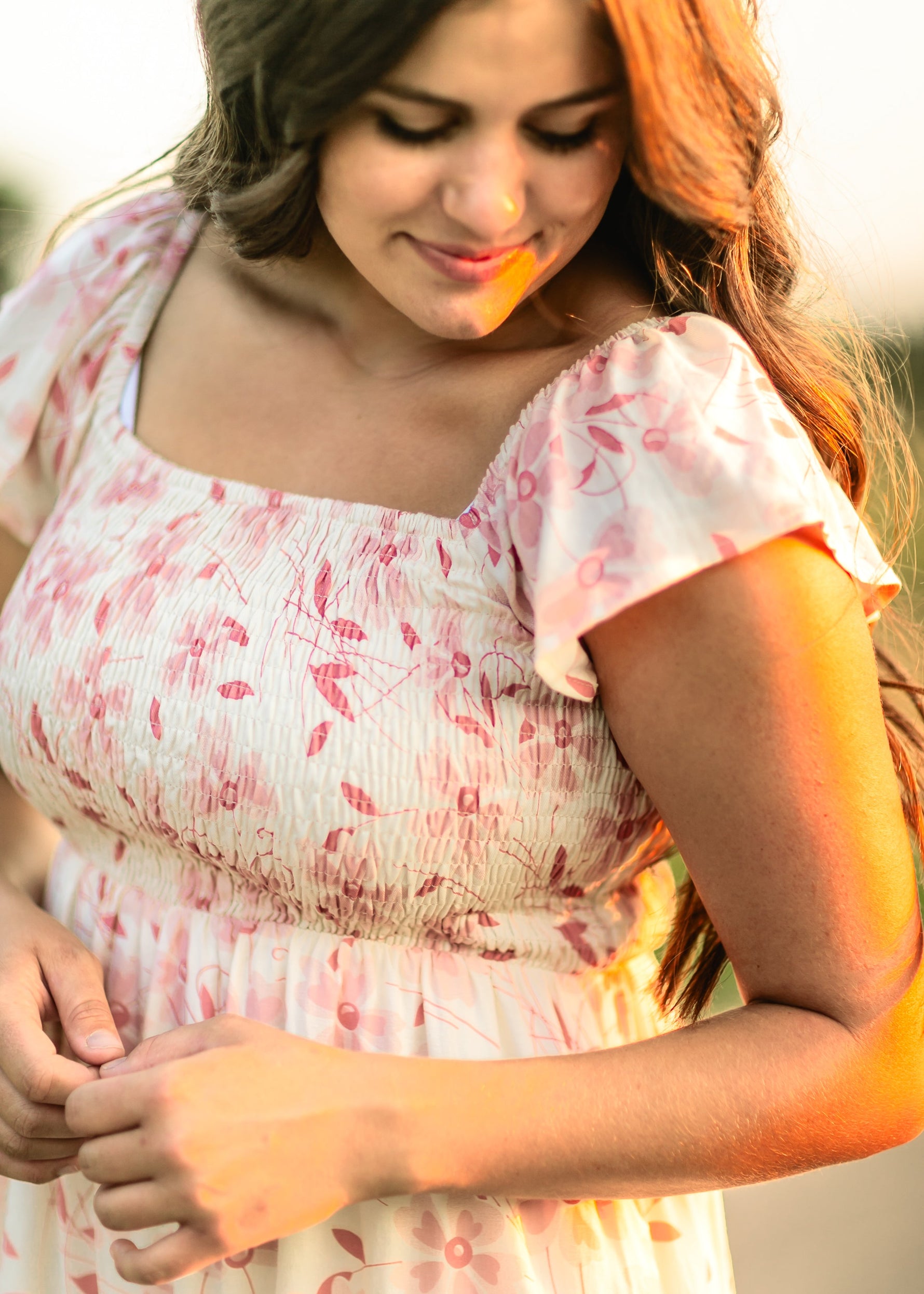 Summer Cap Sleeve Midi Dress - By Baano