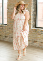 Summer Cap Sleeve Midi Dress - By Baano