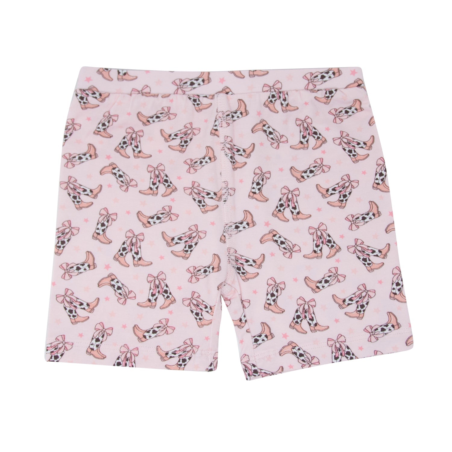 Cowhide Boots Bows Summer Pajama Set - By Baano