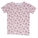 Cowhide Boots Bows Summer Pajama Set - By Baano