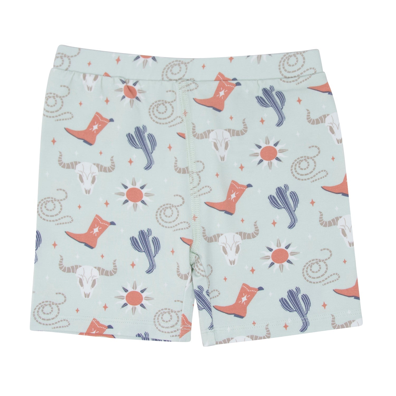 Bulls Boots Lasso Western Summer Pajama Set - By Baano