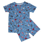 Electric Guitars Rockstar Summer Pajama Set - By Baano