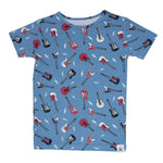 Electric Guitars Rockstar Summer Pajama Set - By Baano