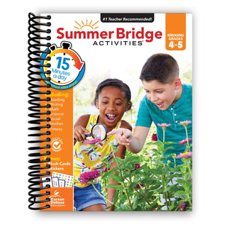 Summer Bridge Activities Workbook: Bridging Grades 4 to 5 in Just 15 Minutes a Day (Spiral Bound) - By Baano
