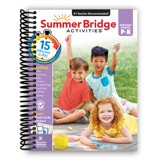 Summer Bridge Activities PreK-K Workbooks, Ages 4-5 (Spiral Bound) - By Baano