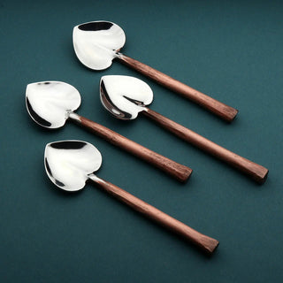 Sundance Heart Coffee/Dessert Table Spoon 4 Pc. Set
