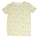 Surfboard Waves Big Kid Pajama S/S - By Baano