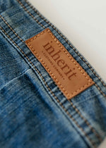 Sutton Side Zip A-line Denim Midi Skirt - FINAL SALE