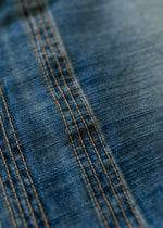 Sutton Side Zip A-line Denim Midi Skirt - FINAL SALE