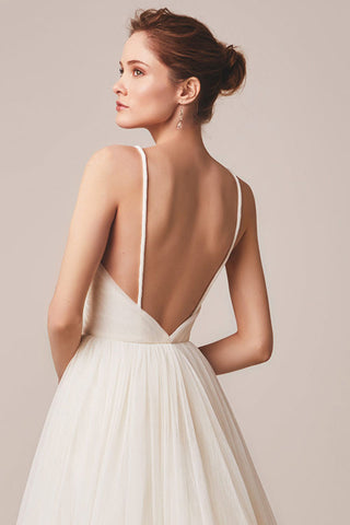 Sweet Love Ivory Tulle Maxi Dress - By Baano