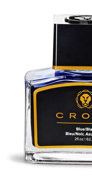 Fountain Pen Ink Blue/Black (single bottle) - By Baano