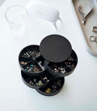 Stacked Jewelry Organizer - Sectioned - By Baano