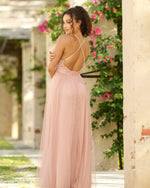 Sydney Maxi Dress - Blush Lady Black Tie