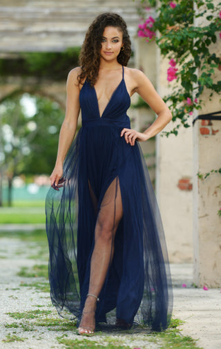 Sydney Maxi Dress - Navy - By Baano