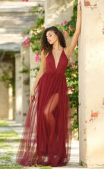 Sydney Maxi Dress - Wine
