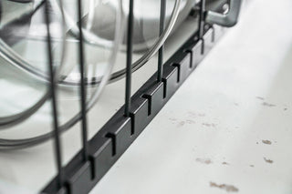 Adjustable Pot Lid Organizer - Steel - By Baano