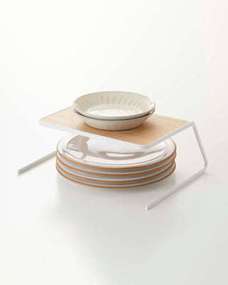 Dish Riser - Small - Steel + Wood - By Baano