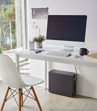 Rolling Cable Management Box - Steel - By Baano
