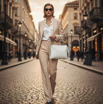 Calf Leather Shoulder Bag